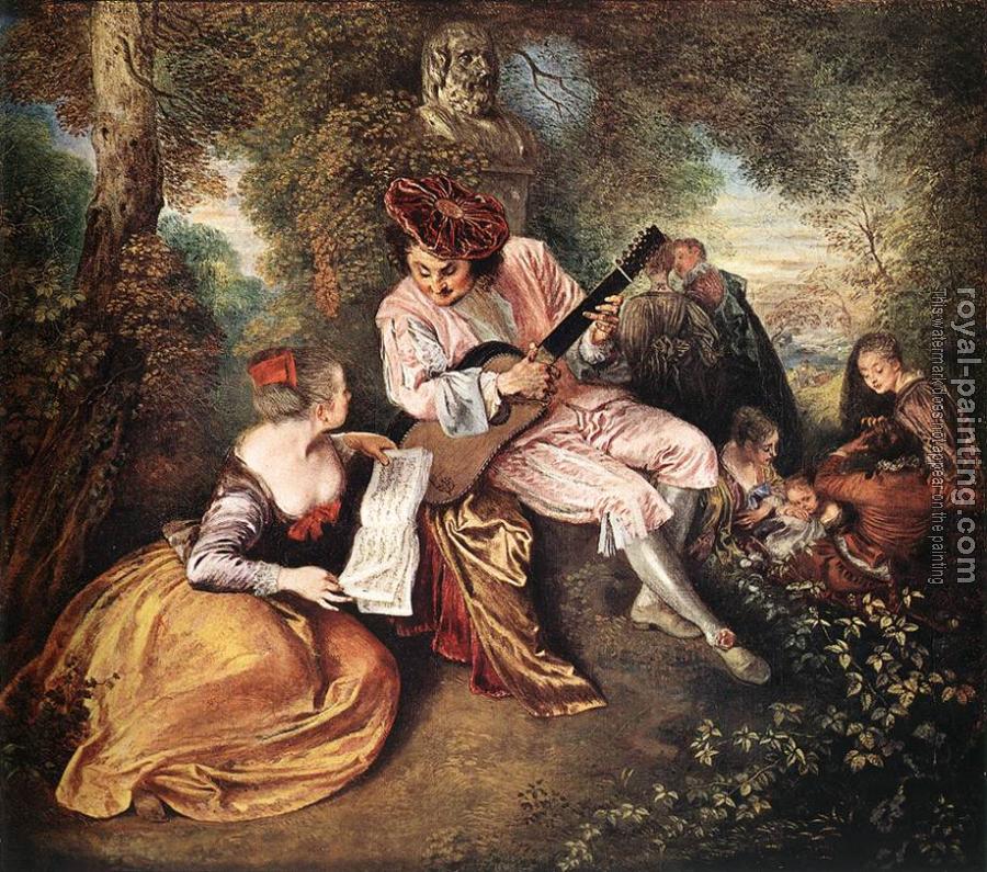 Jean-Antoine Watteau : The Love Song